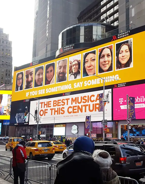 Times Square New Year's Eve Selfie Experience